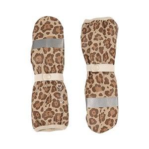 Kuling Vilnius Recycled Rain Mittens Walnut Leo 0-1 Years - Gloves and mittens - 0-1 years - Brown