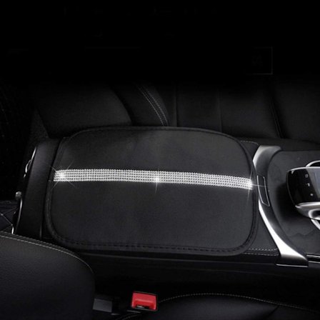 Auton keskikonsolin pehmuste, auton nahkainen kruunun keskikonsolin koriste