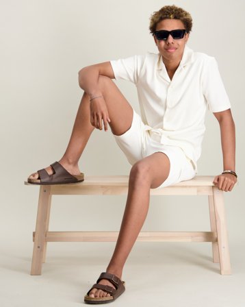 Brand Island ALONZO SHIRT KID Hvid Skjorter Dreng - Kids Brand Store