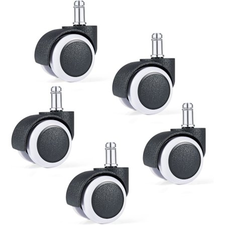 Kontorstol Hjul, 5 STK Kontorstol Hjul til Kontorstol (11/50mm Hjul)