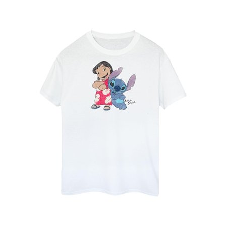 Lilo & Stitch Dam/Dam Classic Cotton Boyfriend T-Shirt M