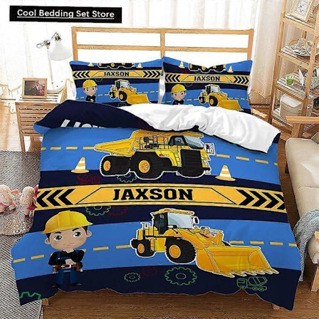 v1284 Sengesett Kjøretøy Racerbiler Motorsykkel Dynetrekk Sengetøy Sett Dyne laken Enkelt Dobbel Twin_Queen For Gutter Tenåringer Menn Gave 3-Delt 