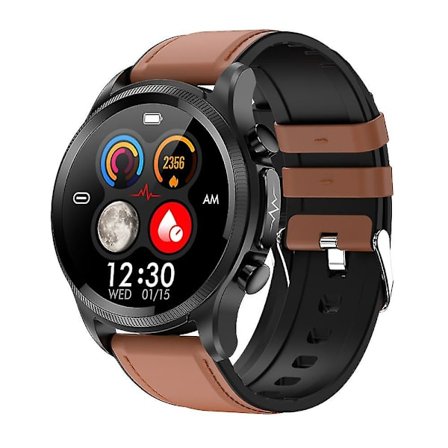 2022 Blodsocker Smart Watch Ecg+ppg Monitoring Blodtryck Kroppstemperatur Smartwatch Herr Ip68 Vattentät Fitness Tracker - Smart Watches