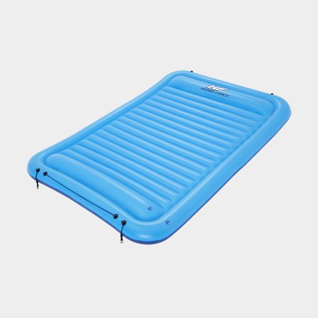 Bademadras Bestway Hydro Force Sun Soaker Floating Platform, 2.9 x 1.91 meter, blå + reparationslap