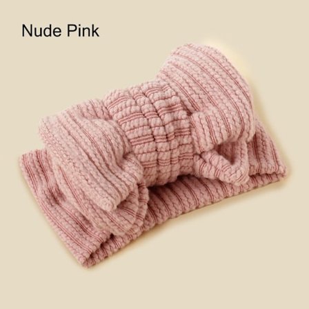Baby pandebånd Elastiske hårbånd til børn NUDE PINK NUDE PINK