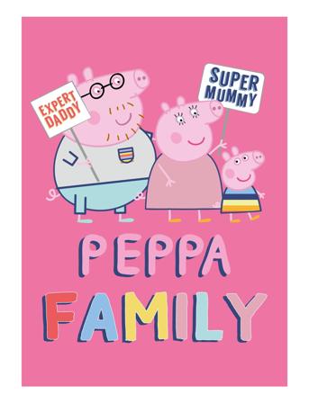 Fleece Peppa Pig - Pep 1013 B Home Sleep Time Blankets & Quilts Multi/patterned BrandMac