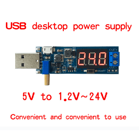 DC-DC 5V till 1,2V-24V USB Step UP/Down Power Supply Module Justerbar omvandlare