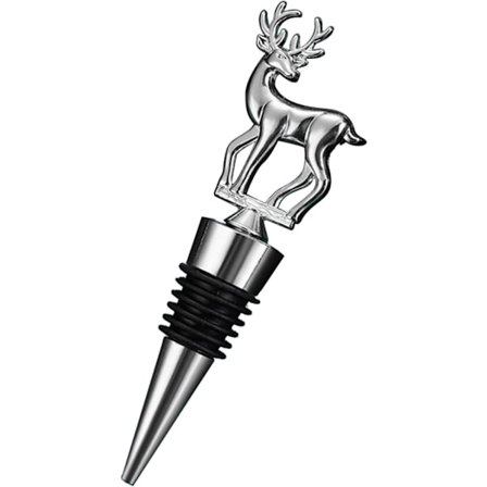 Vinpropper til jul - Lufttæt vinforsegler - Genanvendelige champagnekorker til bryllup fødselsdag Thanksgiving bar dekorationer -