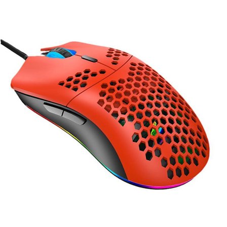 Vit Trådlös Spelmus Bluetooth med Bikakeskal