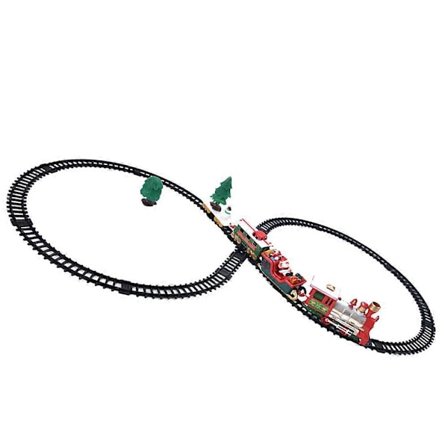 Jultågsleksak Litet tåg med spår för lek 1Set Julklapp[D]