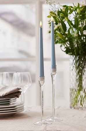 Jotex - Candy Akkukäyttöinen Antiikkikynttilä Sininen Sininen - FLAMME - Osta Paristokäyttöiset kynttilät Jotex