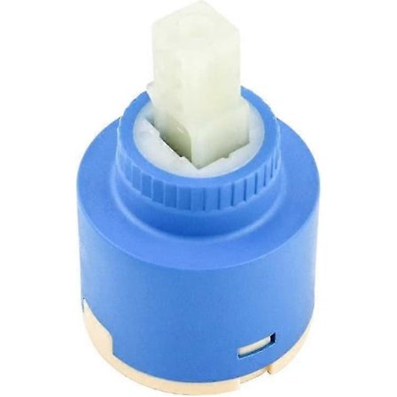 Udskiftningskeramisk patron, Keramik til blandingsbatteri, Keramisk patron 35 mm, Blå