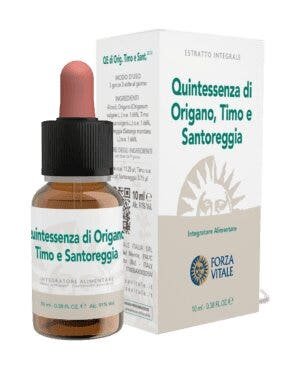 Quintessenza Di Origano Timo E Santoreggia 10ml