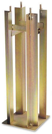 Konstsmide Draco Jordmontering 50 cm, galvaniseret, Belysning