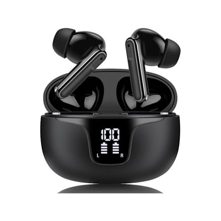 Trådlösa Bluetooth Hörlurar In-Ear ANC Brusreducerande Headset Hörlurar med LED-Display Laddningsfodral YEMAESRE