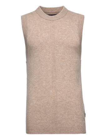Mablake Vest Heritage Knitwear Knitted Vests Beige Matinique