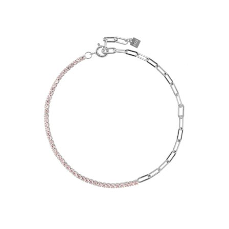 925 Sterling Sølv Fargerik Cubic Zirconia Choker Kjede Halskjede 2021 Regnbue Sjarm Lang Kjede Smykker Horoskop CZ Kvinner Gave