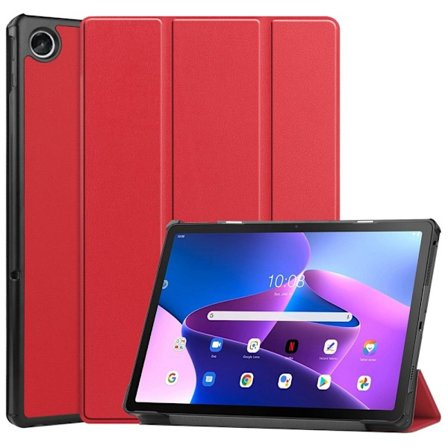 Lenovo Tab M10 Plus (3rd gen) Fodral Tri-fold Röd