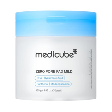MEDICUBE Viso ZERO - Zero Pore Pad Mild 70pz - Esfoliante Purificante