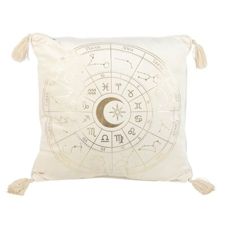 Something Different Astrologi Hjul Kvadratisk Fylld Kudde 35cm