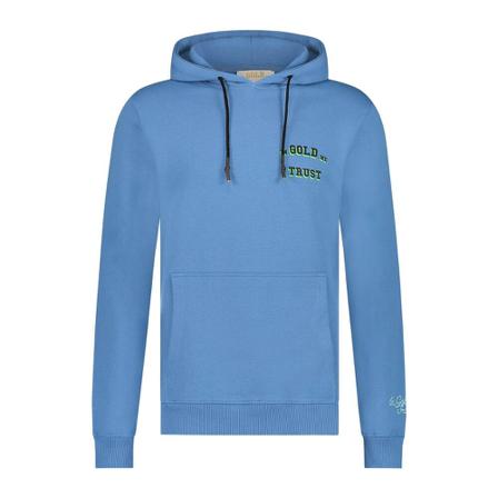 In Gold We Trust Hoodie Pacific Coast Blå, Herre