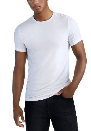 Bread & Boxers Crew-Neck Tencel Underlinnen t-shirts Herr Vit S