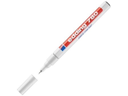 edding Märkpenna 780 Paint Marker 0,8 mm vit - Lyreco - Kontorsmaterial - Pennor - Märkpennor - Rund spets