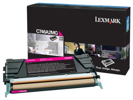 Lexmark Toner C746A1MG magenta - Lyreco - Toner och bläck - Tonerkassetter - Toner Lexmark