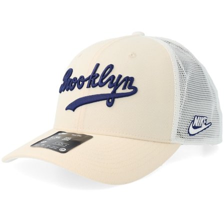 Nike MLB - MLB Beige trucker Cap - Los Angeles Dodgers Dri-fit Rise Nature/White/White Trucker @ Hatstore