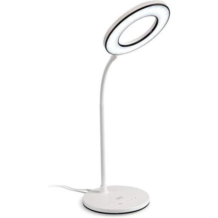 LED-bordslampa Tankeväckande bordslampa, 3 färglägen, dimbar skrivbordslampa med adapter, beröringskänslig, 360° flexibel