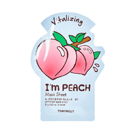 Tony Moly I ́m Peach Mask Sheet Ansiktsmask & peeling Unisex 21ML
