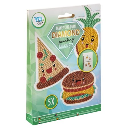 Diamond Painting Magneter Godsaker 5-p