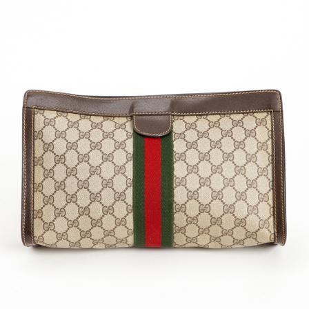 Gucci Vintage, Pre-owned trouse bag Bruin, Dames, Maat:ONE Size