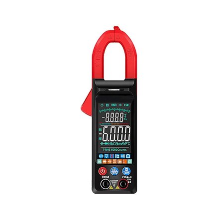Strømtang DC/AC Spenning Strøm Digital Strømtang 6000 Teller 400A Multimeter Fargeskjerm Volt