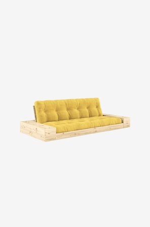 Karup Design - Base Sovesofa m. 2 sidebokse Tre-personers - Gul - Sovesofaer - Fra Homeroom