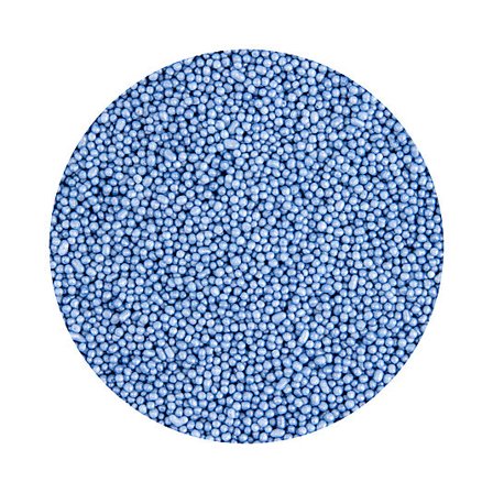 CACAS Kakestrø Miniperler Blå Indigo 1mm 90g