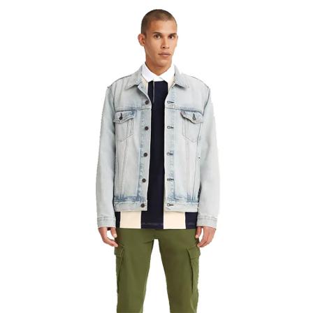 Levi's, The Trucker Jacket Y3933 72334 0599 Blauw, Heren, Maat:M