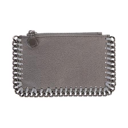 Stella McCartney Falabella card holder Grå, Dame Punge og Kortholder, Størrelse: ONE Size