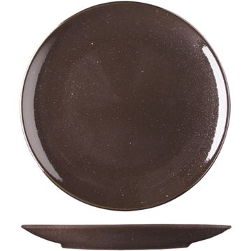 Tallrik flat utan bräm Lilien Lifestyle Ebony