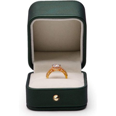 PU-nahkainen korurasia, kosintalaatikon sormuslahjapakkaus, korujen esittelylaatikko