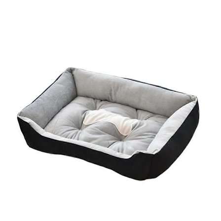 Hundesenger Myke Hundeseng Kort Plysjpute Innendørs Bruk PP Bomull 45X31X15cm 1Sett[D]