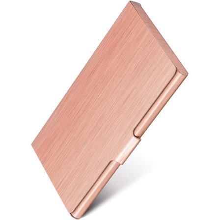 Metallista valmistettu käyntikorttikotelo miehille ja naisille, taskukokoinen käyntikorttikotelo, ohut käyntikorttilompakko