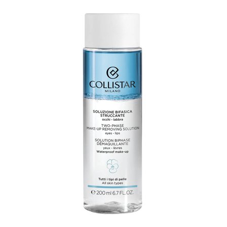 Collistar Detergenza Soluzione Bifasica Struccante Occhi-Labbra 200ml - Struccante Occhi Waterproof