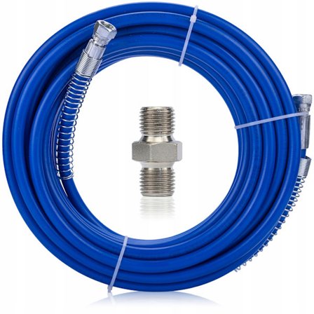 Malerslangesæt 15m TPU Med Adapter – 228 Bar | 1/4" Gevind | Reservedel til Wagner, Graco