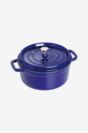 Staub - Gryta La Cocotte rund 22 cm, 2,6 l - Blå - Grytor & kastruller - Från Homeroom