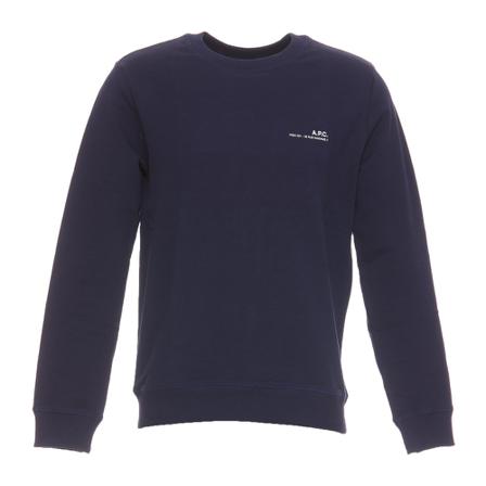 A.p.c. - Tröjor - Blå - Herr - Storlek: M, Herr, Storlek: M