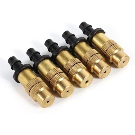 Messing Spraydyse - ZVD - Justering af gennemstrømningshastighed - Havevanding