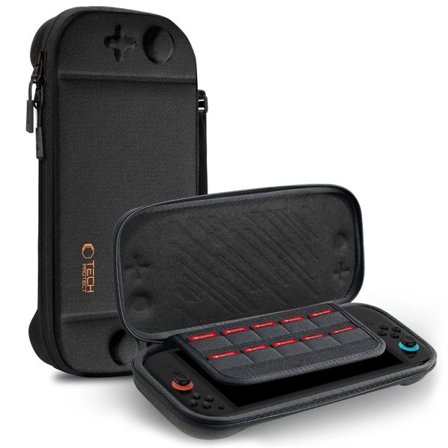 Tech-Protect Slim Pouch för Nintendo Switch 2 - Svart