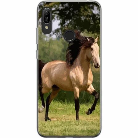 Huawei Y6 (2019) Genomskinligt Skal Häst