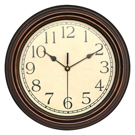 Vintage europeisk stil trä väggklocka